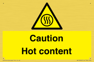 Caution Hot content